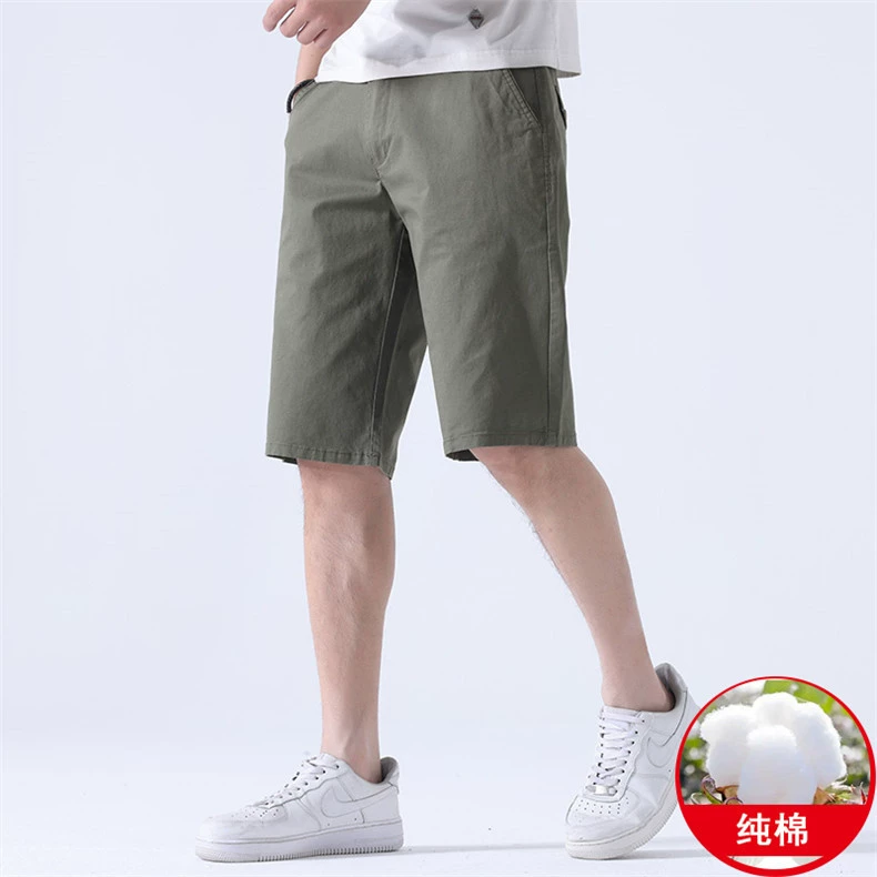 Мужские шорты, летние cotton trousers, спортивный костюм, свободный прямой крой