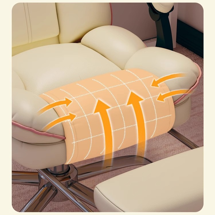 Sillas de deportes eléctricos computadora doméstica sofá silla de oficina cómodo asiento de asiento de escritorio de dormitorio de niñas