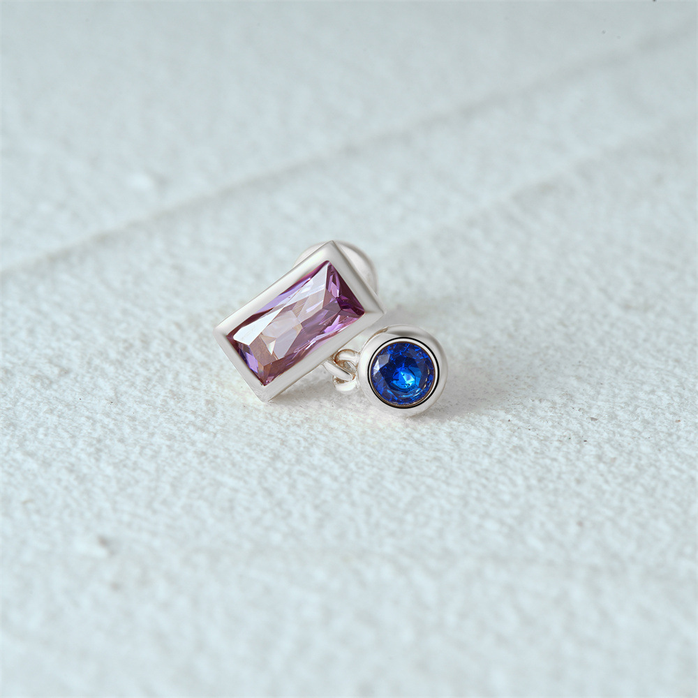 2g Weight Zircon Inlay Material Ear Studs Classification 1 Piece Quantity Daily, Street Occasion 925 Sterling Silver Material Geometric Pattern Women's Gender Plating Design Casual, Simple Style Style 1 Piece Ear Cartilage Rings & Studs Casual Simple Style Geometric 925 Sterling Silver Plating Zircon 26