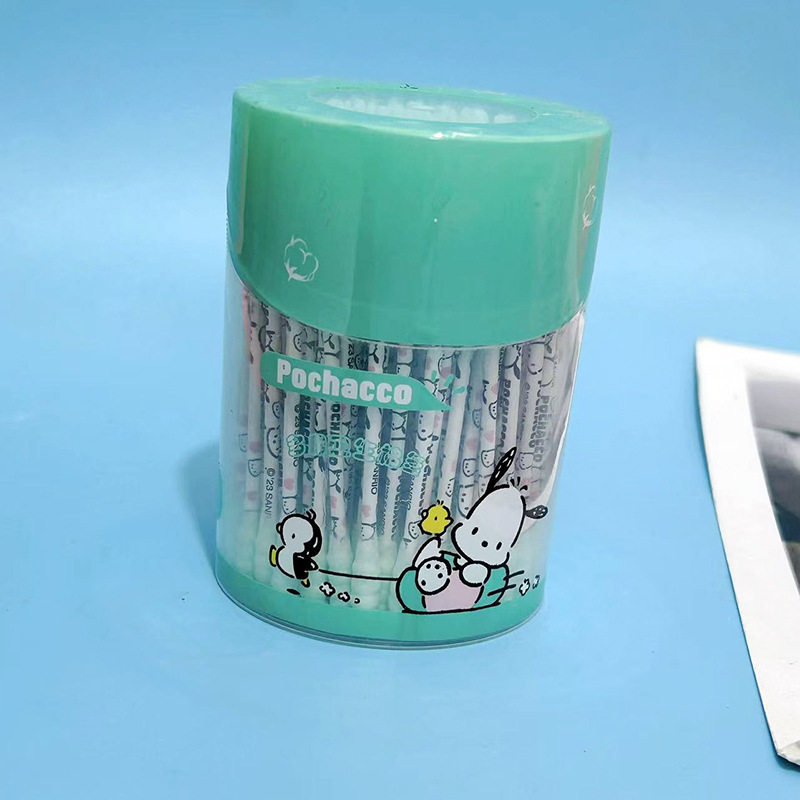 Sanliogou doble punta de algodón desechable oreja limpiador varilla espiral de algodón multifoncional algodón para casa