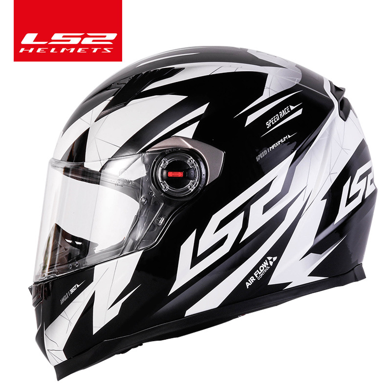 Casco LS2 para motocicleta, casco integral para hombres y mujeres, vehículo eléctrico, para todas las estaciones, antivaho, kart, verano, motocicleta, certificado 3C FF358