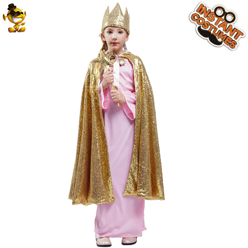 Mascarada etapa traje rendimiento traje juego de rol traje niña capa