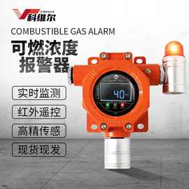 固定式可燃气体探测报警器甲烷泄漏浓度检测仪气体探测报警仪防爆