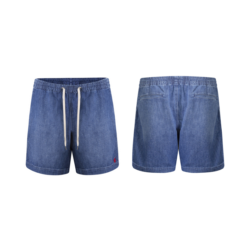 Dropshipping Cross-Border Foreign Trade Ralph Lauren Red Embroidered Pony Red Label Shorts Unisex Style Dropshipping Cross-Border Foreign Trade Ralph Lauren Red Embroidered Pony Red Label Shorts Unisex Style