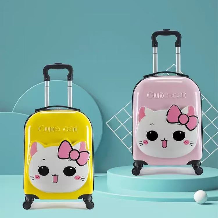 Children's luggage 18-inch universal wheel trolley case student password lock cartoon travel carry-on case can be printed with logo