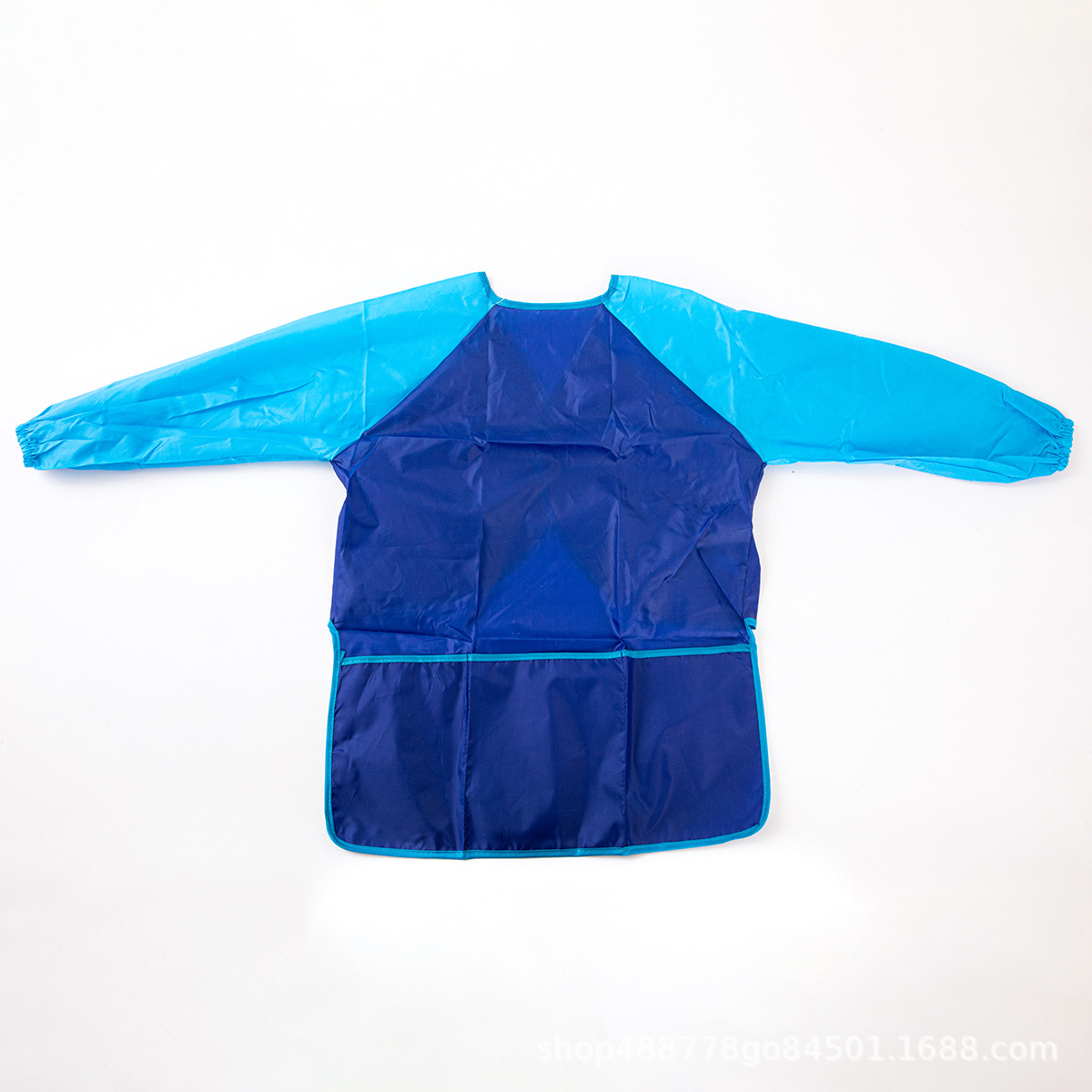Fábrica directa de pintura infantil poliéster delantal impermeable anti-drama abrigo de manga larga pintura ropa de pintura artículos de arte