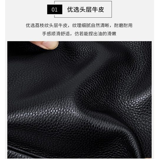 Emperor Paul leather backpack men's multi-functional backpack business casual men's first layer cowhide computer bag wholesale