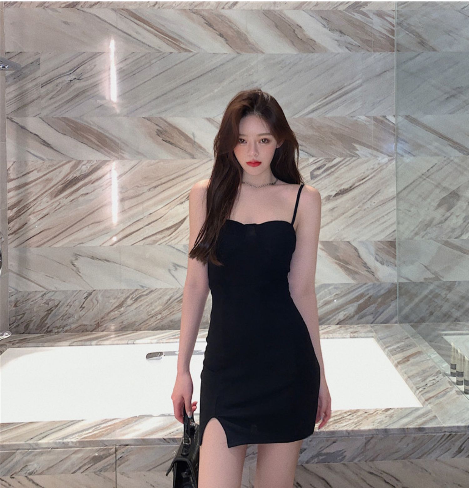 GraceChic 2025 Nuovo abito snellente per donna, super popolare autunno con motivo zebrato e spalline sexy, elegante abito anti-età taglie forti_voghion.com