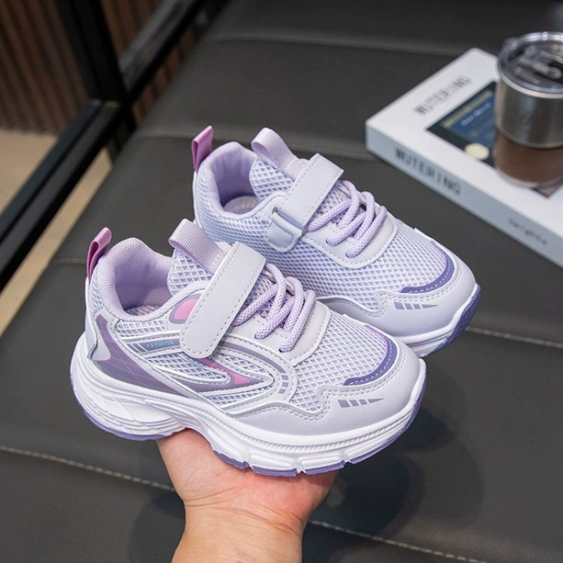 Повседневная обувь Детская спортивная обувь из микрофибры износостойкая резина весна и осень 4 года