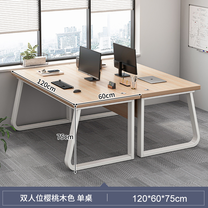 Personal de escritorio de oficina y silla combinación de cuatro o seis personas de escritorio de la computadora de oficina muebles de la estación moderna minimalista titular de la tarjeta de pantalla