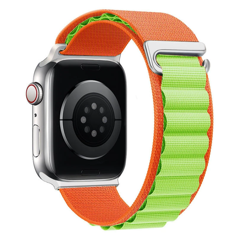 Apple, нейлоновый ремешок для часов, "Mountain cloud" чай, 49 мм