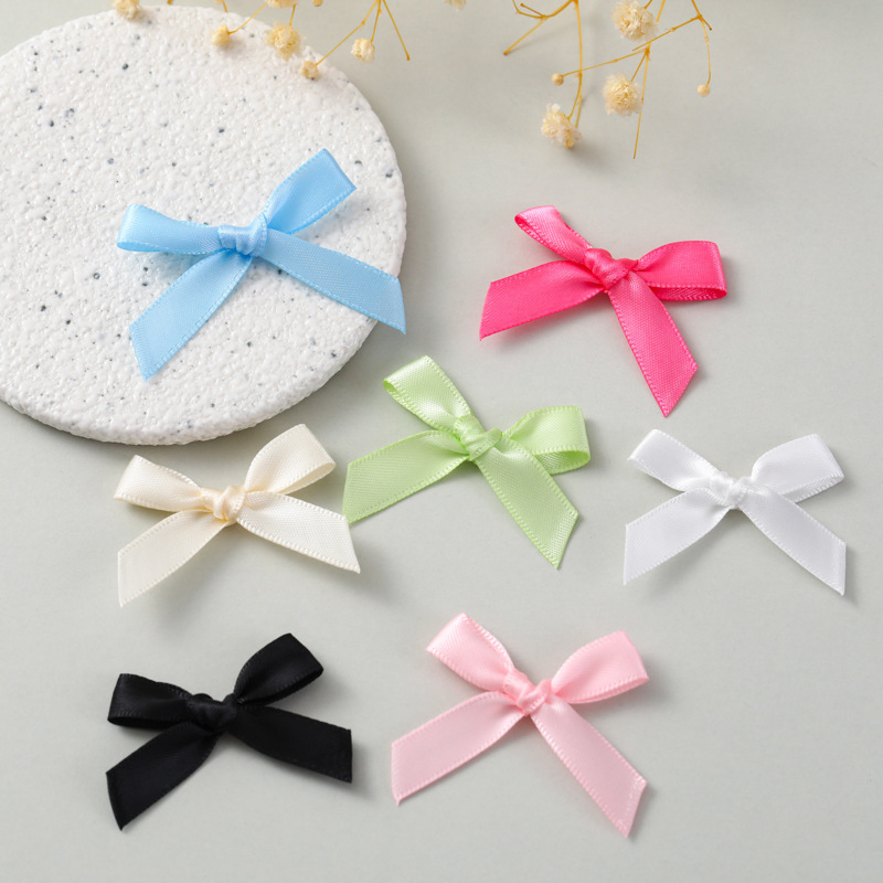 1CM Wide Double-sided Polyester with Bow Intimates Socks Jewelry DIY Accessories Clothing Accessories Gift Box Bow