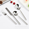 Model table tableware dining table ornaments Western dining knife fork stainless steel 304 tablespoon mirror treatment
