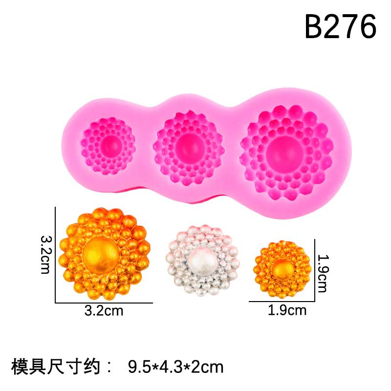 Nueva joya de amor, piedra preciosa, diamante, molde de silicona, accesorios de decoración de epoxi, molde de herramienta de horneado de fondant de chocolate