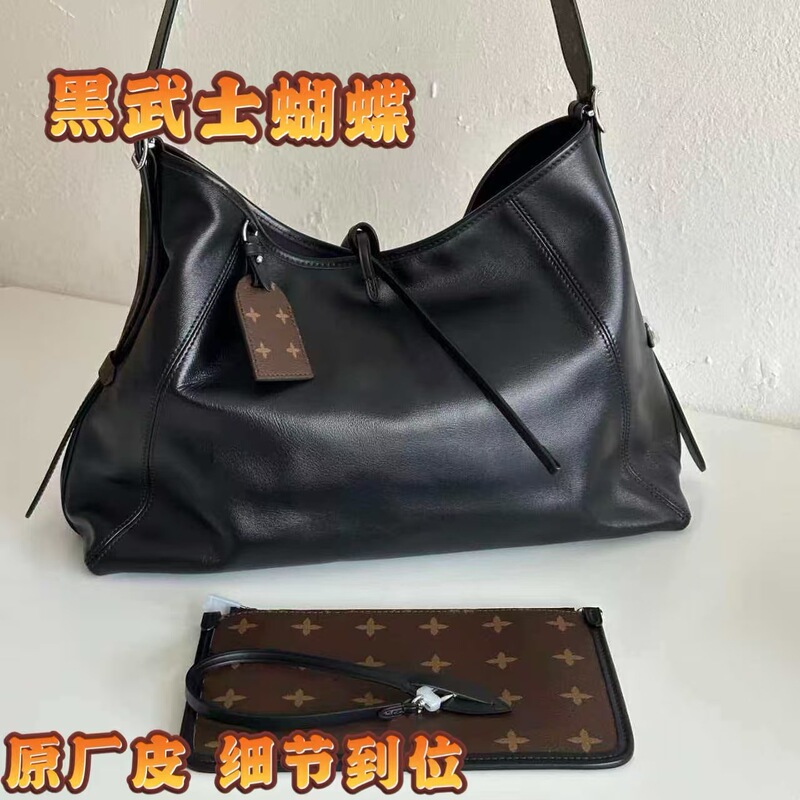 Lgv Original Leather All-Steel Black Warrior Carryall Dark Tote Bag Shopping Bag Sheepskin Women's Bag Lgv Original Leather All-Steel Black Warrior Carryall Dark Tote Bag Shopping Bag Sheepskin Women's Bag