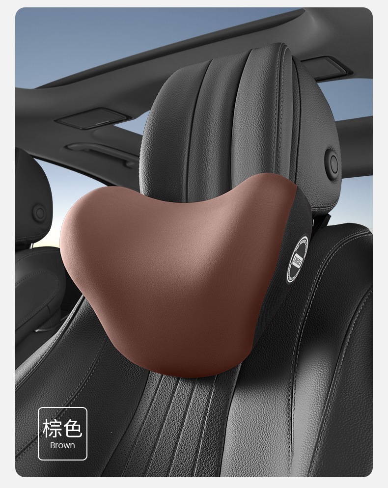 Car headrest with heating, electric massage, memory foam pillow, car seat neck heating pad, lumbar support, manufacturer OEM customization
