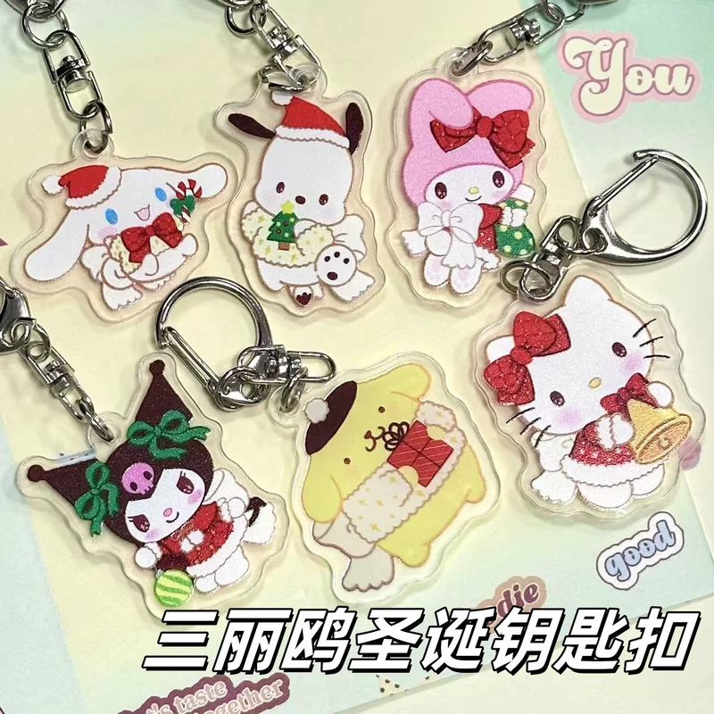 Санрио, Hello Kitty, акриловая подвеска в виде мультфильма, аксессуар для сумки, брелок, подарок на день рождения