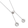 Accessory stainless steel, necklace with tassels, pendant suitable for men and women, European style