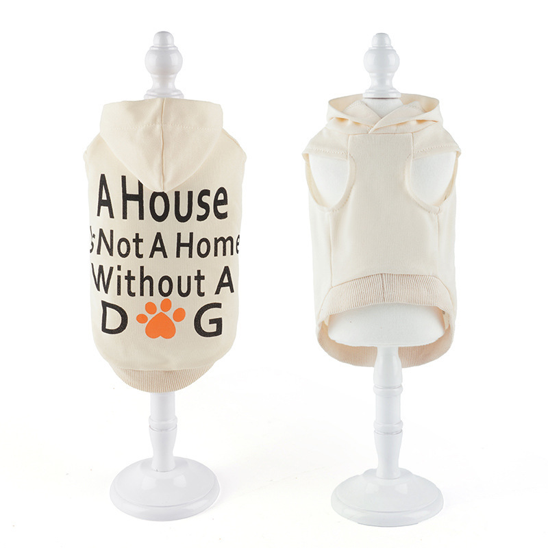 ペット服春夏薄手小型犬ペット犬服フード付きスウェットシャツ小型犬フード付き服|undefined