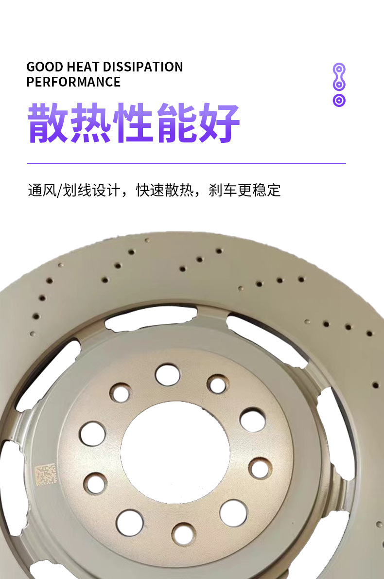 Cross-border export brake discs, suitable for Mercedes-Benz series brake discs: S65, G63, G65, CLS63, ML63