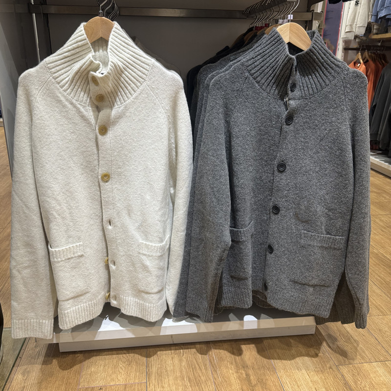 Autumn and Winter 2024 New Arrival Men's and Women's Loose Vertical Collar Knitted Cardigan Lazy Wind Sweater Men's Coat 469467 Autumn and Winter 2024 New Arrival Men's and Women's Loose Vertical Collar Knitted Cardigan Lazy Wind Sweater Men's Coat 469467