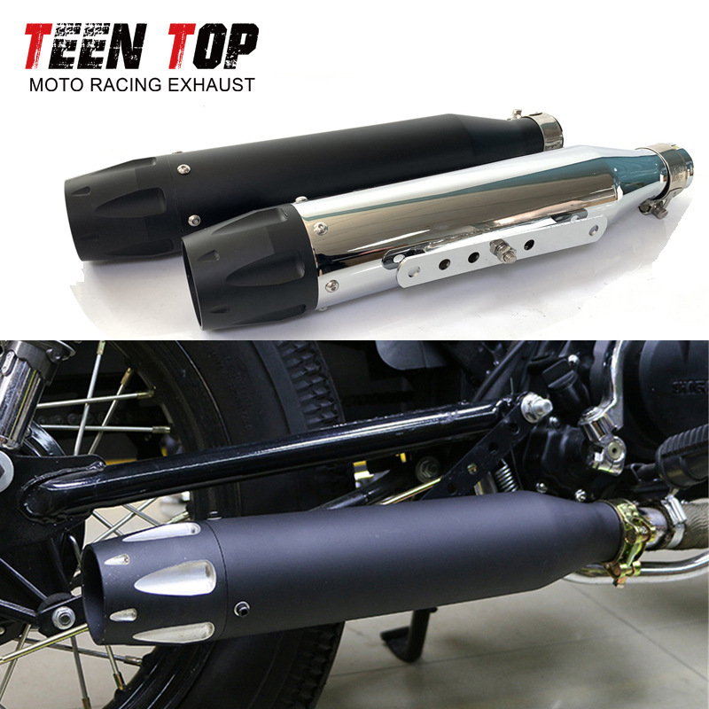 Retro Motorcycle Modified Exhaust Pipe Harley Triumph Climber Exhaust Pipe Vintage Exhaust Pipe Direct Connection