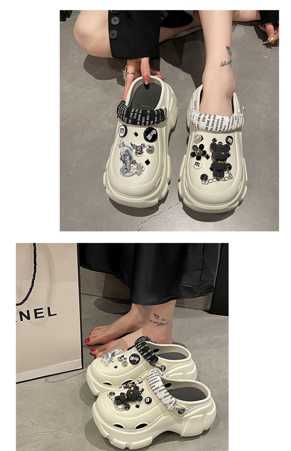 Damen-Sandalen, Flip-Flops, für den Innenbereich, Stoff, Leder, schnell trocknende Pantoletten mit Fußgewölbeunterstützung_voghion.com