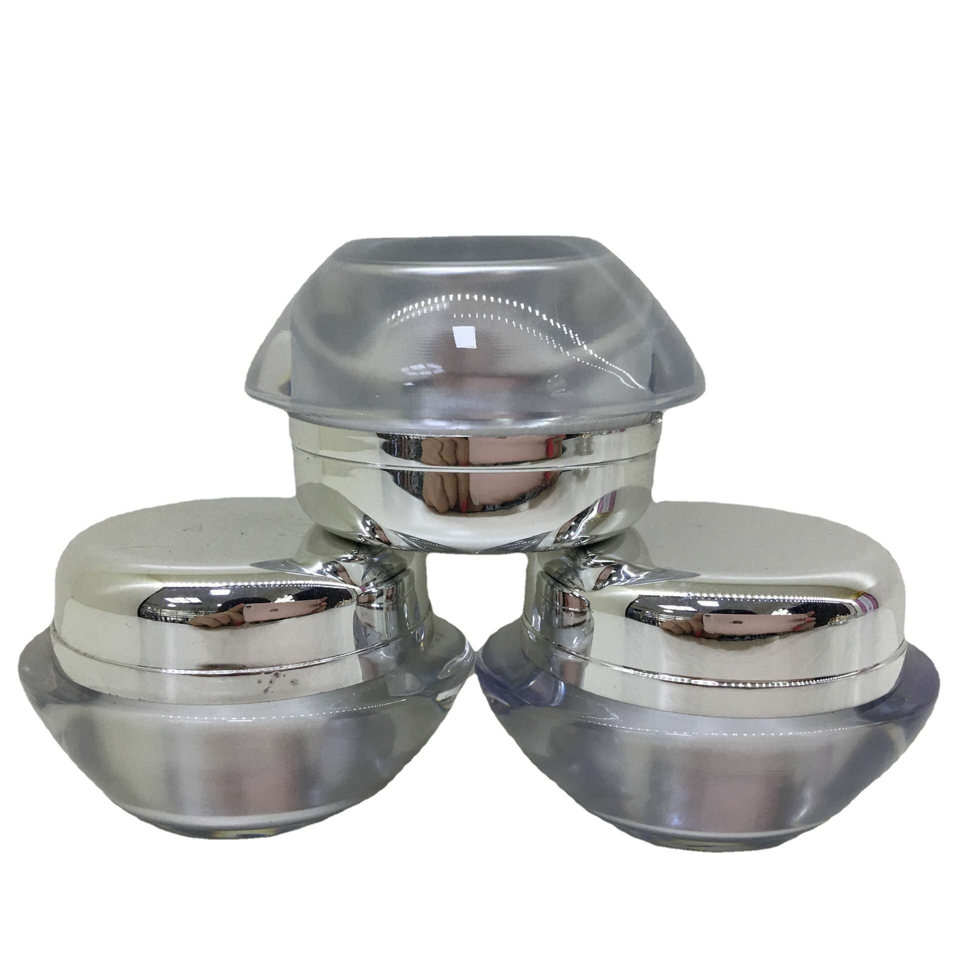 贝壳瓶10g膏霜瓶亚克力元宝瓶亚克力膏霜瓶化妆品瓶子现货塑料瓶