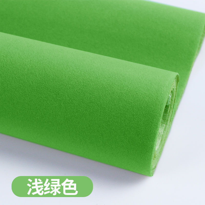 加厚背胶自粘绒布黑色加密不干胶植绒布料带胶柜台绒布黑绒布展示|undefined