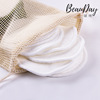 竹纤维有机棉垫 竹棉洁面粉扑 可重复使用卸妆棉 可水洗卸妆巾|ru