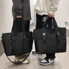 新型ショルダーバッグ男性用大容量トートバッグパソコンバッグレジャー旅行カバンショルダーバッグ通勤カバン男