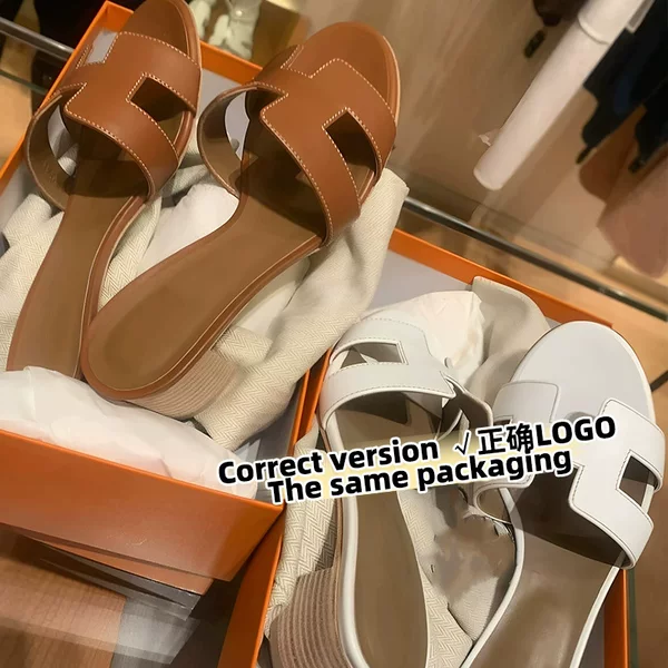 Cross-Border Foreign Trade Thick-Heeled Sandals for Women, Summer H-Shaped Slippers for Outdoor Wear, Beach Vacation Style, Casual High-Heeled Mid-Heel H Slippers