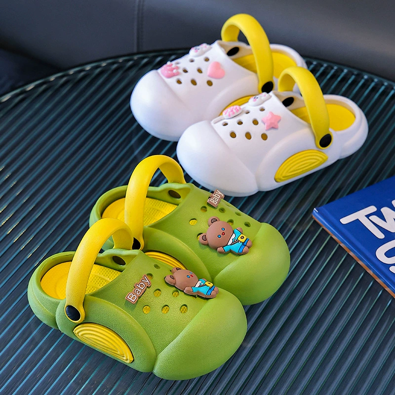 Летние детские пещерные туфли в помещении противоскользящие мультфильмы мальчики среднего и старшего ребенка