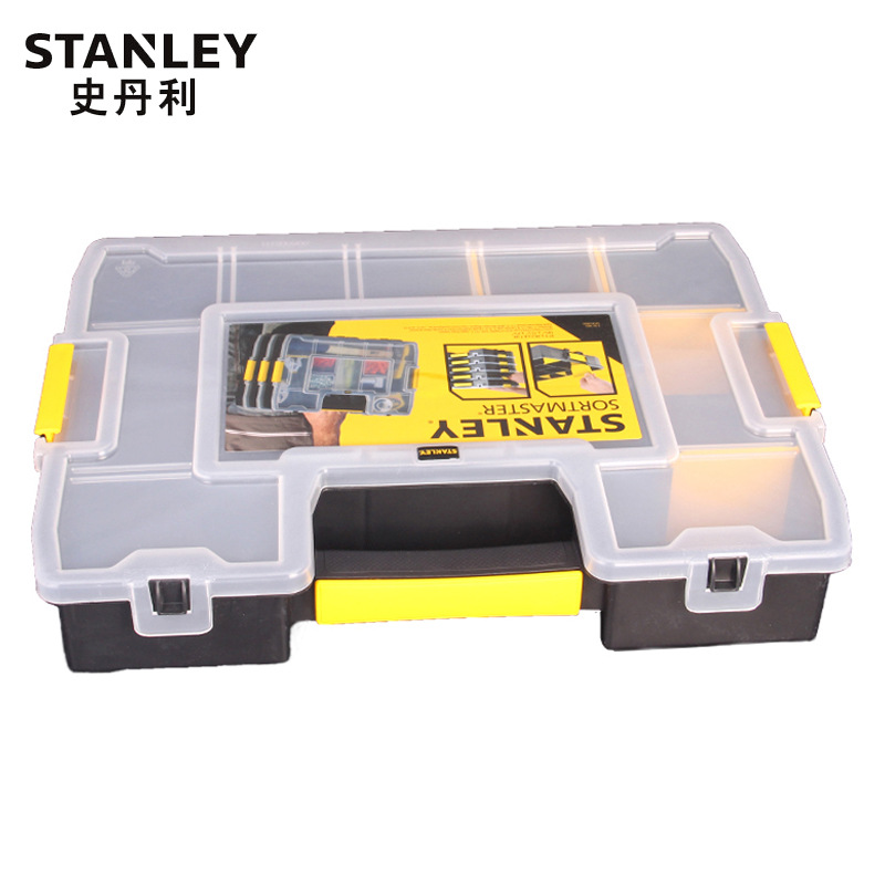 史丹利（STANLEY） STST14022-23 小型塑料存储盒 透明零件盒