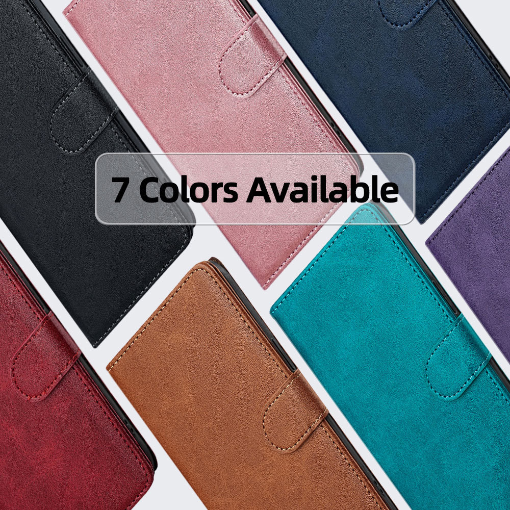 华硕ZC554KL跨境手机壳BladeA51搭扣rfid LGStylo4翻盖手机套适用