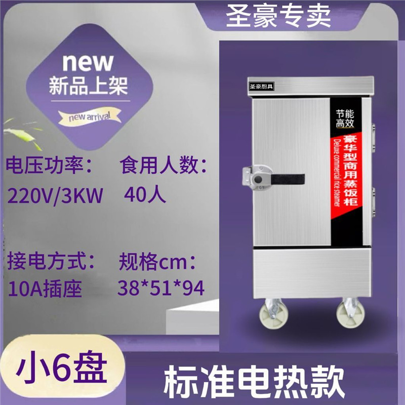 Modelo de enchufe de 6 platos pequeños para el hogar - disponible para 40 personas