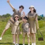 四口夏季母子时尚夏装