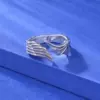 Кольцо с двойными крыльями