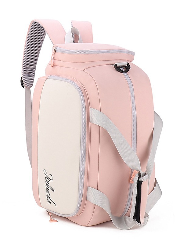 Nueva bolsa de viaje de gran capacidad que se puede llevar en la espalda o sacar, bolsa de equipaje cruzada portátil para ropa que se puede anexar a una mochila con ruedas.