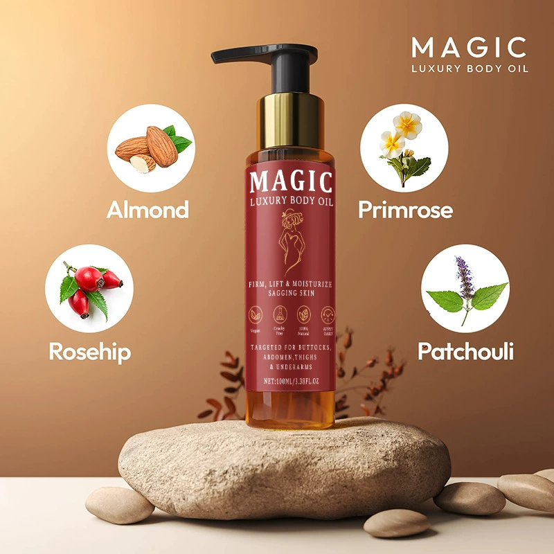 Трансграничное волшебное роскошное масло для тела, укрепляющее, успокаивающее, увлажняющее кожу, эфирное масло для массажа всего тела, уход за телом, готовый запас
