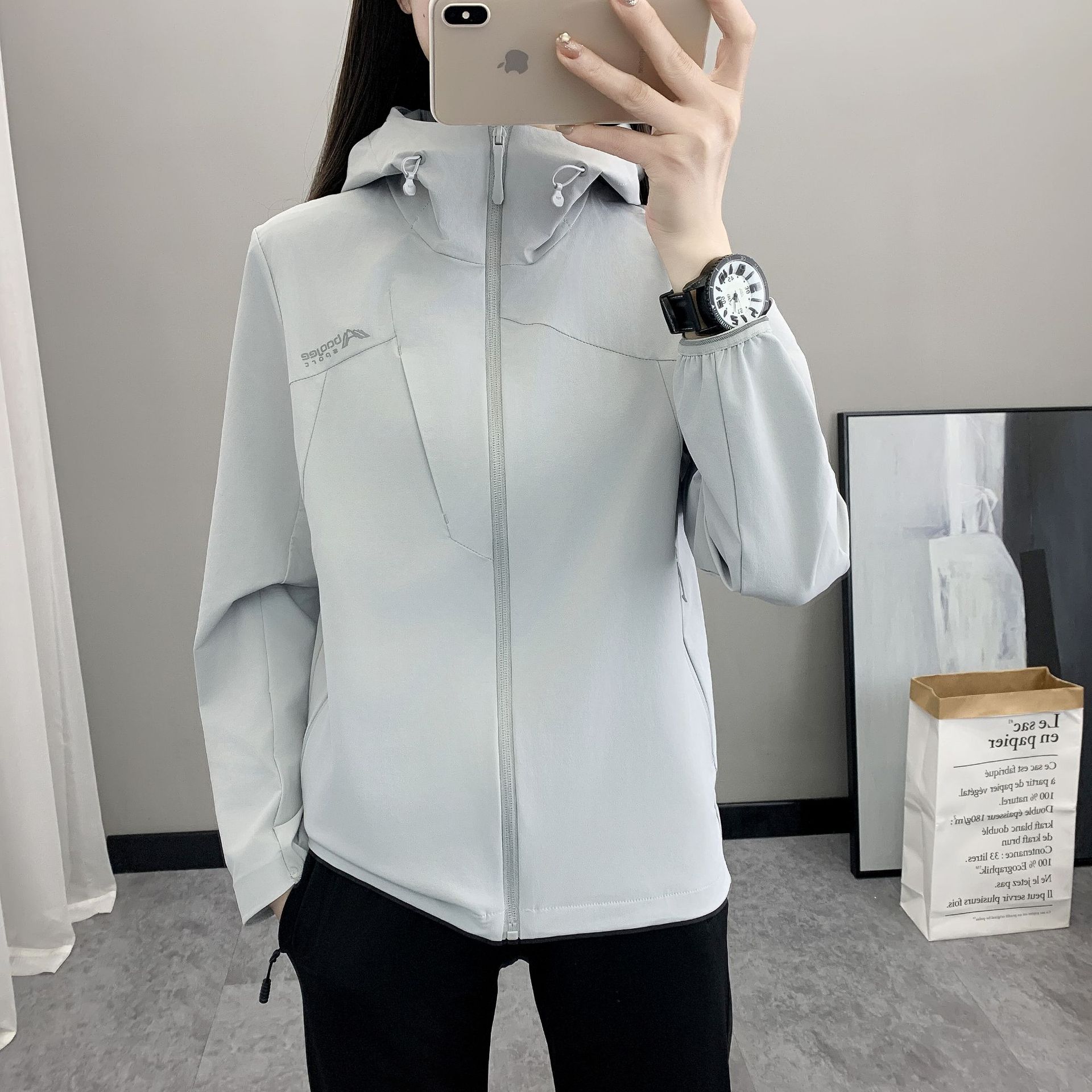 2025 봄/가을 데일리 캐주얼 신상품 아웃도어 다기능 재킷, 아웃도어 방풍 방수 등산 및 사이클링 재킷