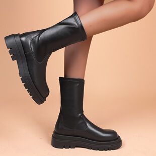 P 56030L Knee High Stretch Boots �^ϥ�LͲѥ ���R�d�羳�W����
