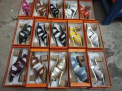 B333-1 Summer 2021 New Crocodile Print H-High Heel Korean Style Women's Fashion Outdoor Sexy Strappy Sandals