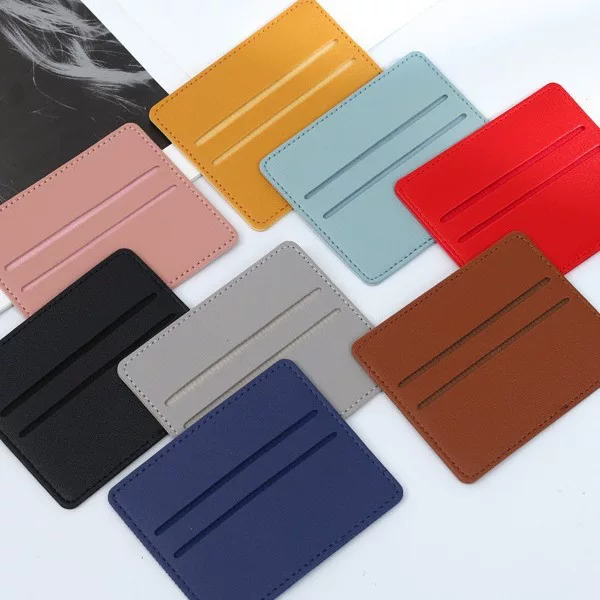 Multi-functional business card bag ultra-thin pu leather anti-degaussing large capacity portable credit card case protective case card holder wholesale