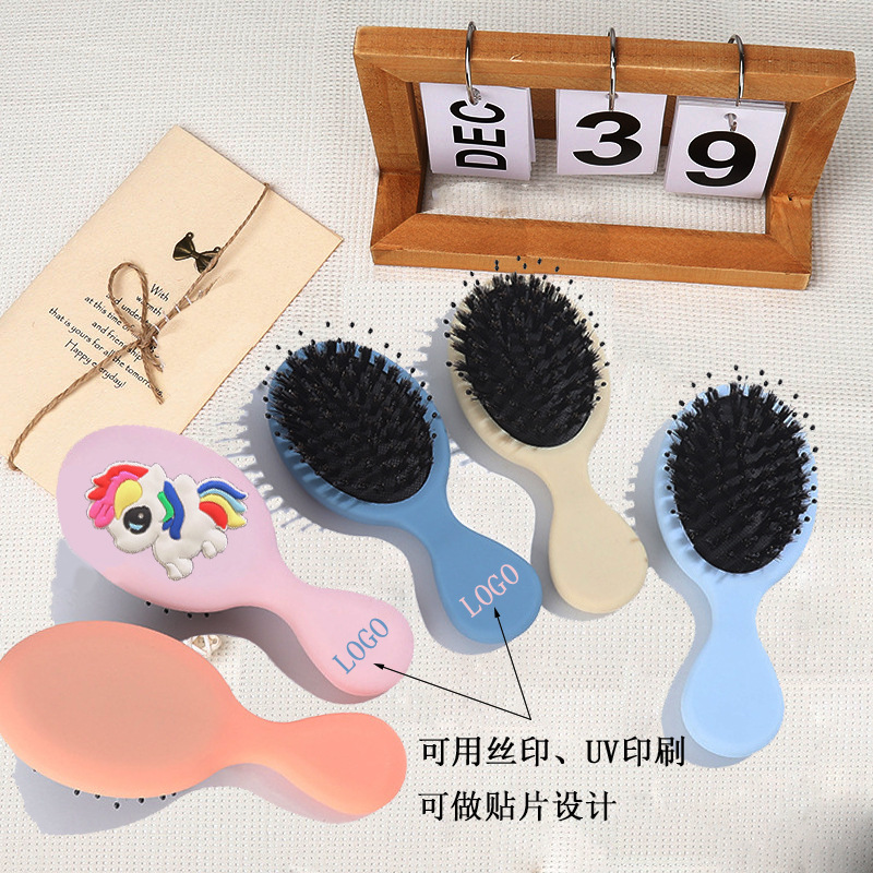 Hogar mini Cerda cojín de aire peine viaje portátil cuero cabelludo pequeño masaje peine cojín de aire bolsa de aire peine niños peine