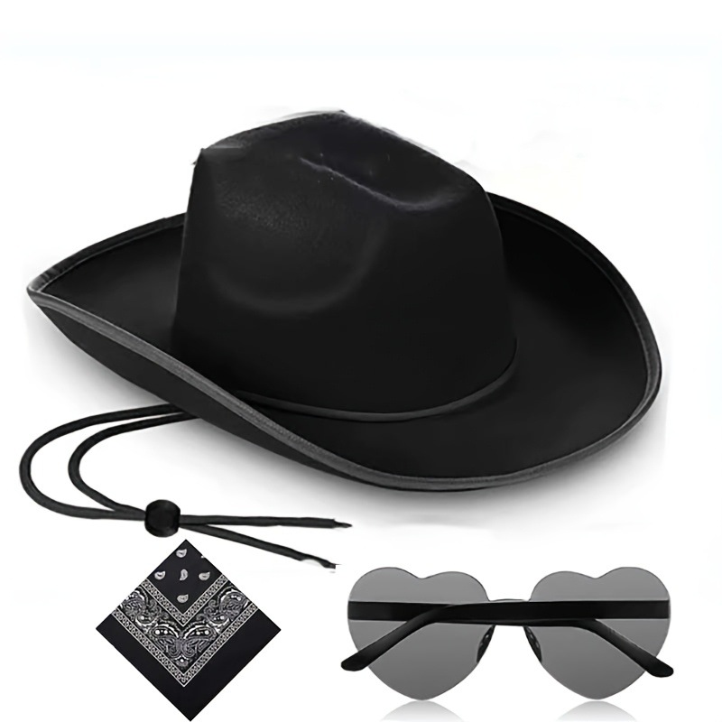 Juego de tres piezas con borde negro