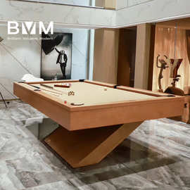 芝加哥台球桌标准成人家用桌球台美式黑八花式九球包邮！