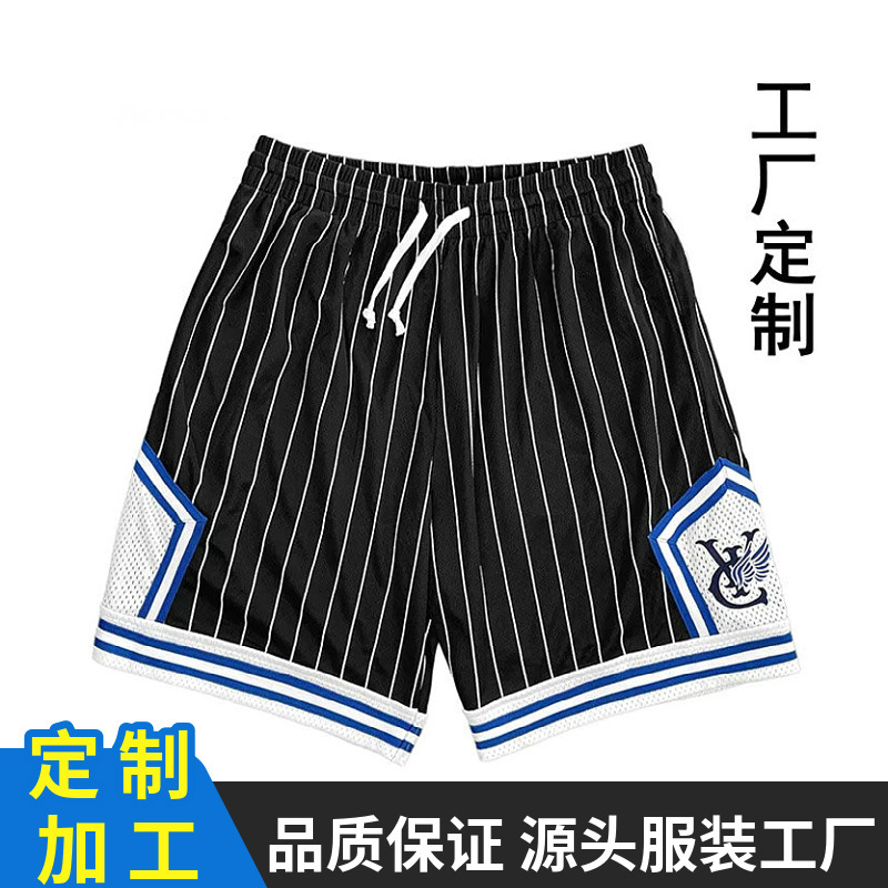 Factory Customized Quick-Drying Mesh Digitally Printed Shorts Basketball Game Training Pants American Large Size Sports Running Pants