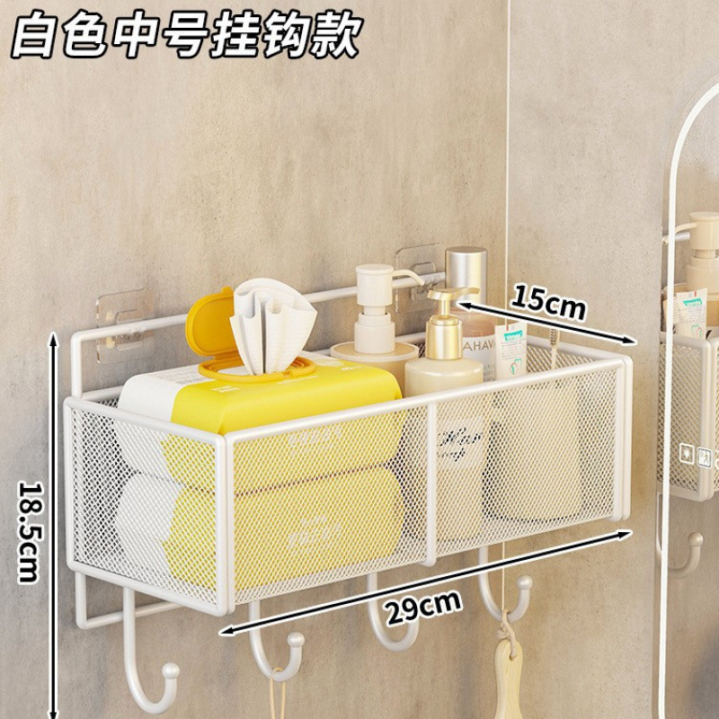 Estilo de gancho mediano blanco (gancho adhesivo sin clavos)