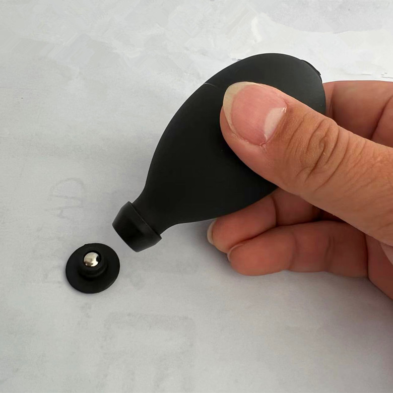 新型气囊直充气嘴充气球 橡胶气囊充气气泵TPU气嘴 手捏充气球